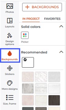 Background Options