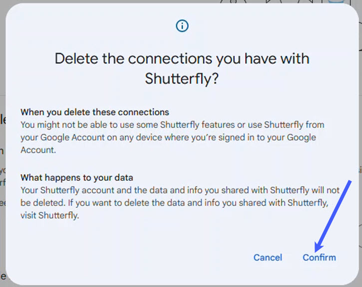 Click Confirm