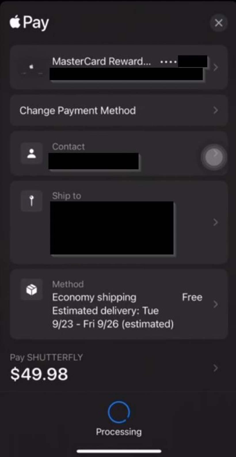 Complete Checkout