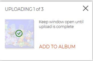 Uploading Popup