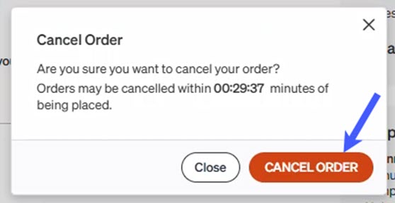 Cancel Order