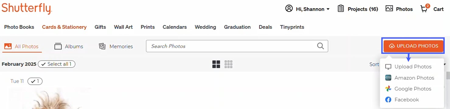 Upload Photos