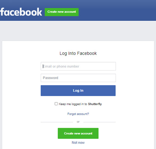 Facebook Login