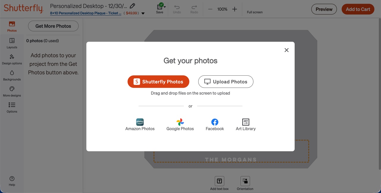 Select Where to Add Images From