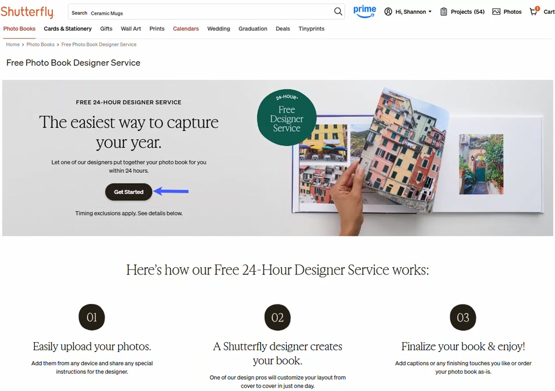 Click Get Started