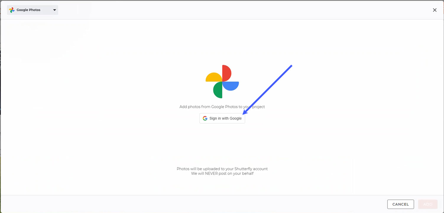 Sign in with Google