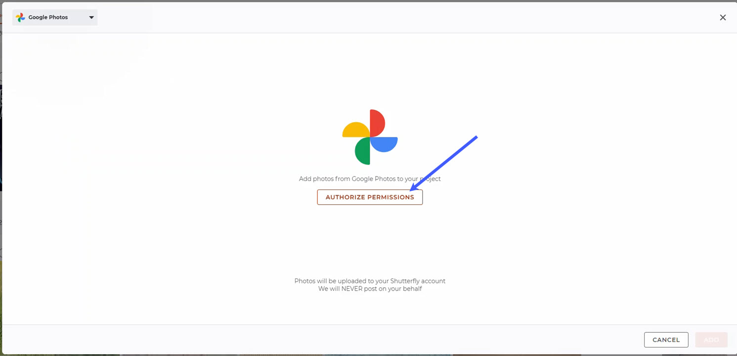 Click Authorize Permissions