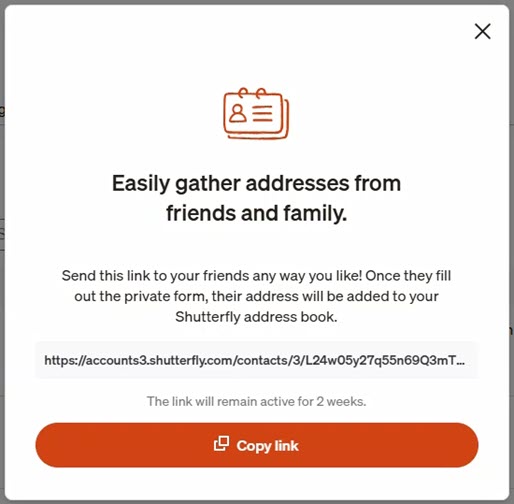 Click Copy Link