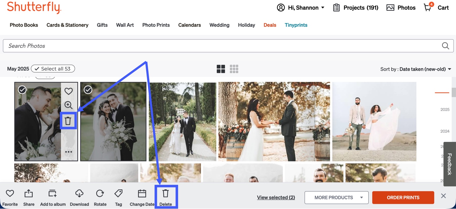 Delete Image