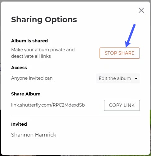 Click Stop Share