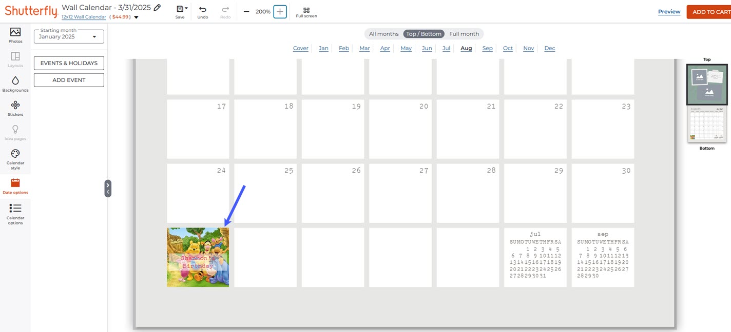 Add Image to Date