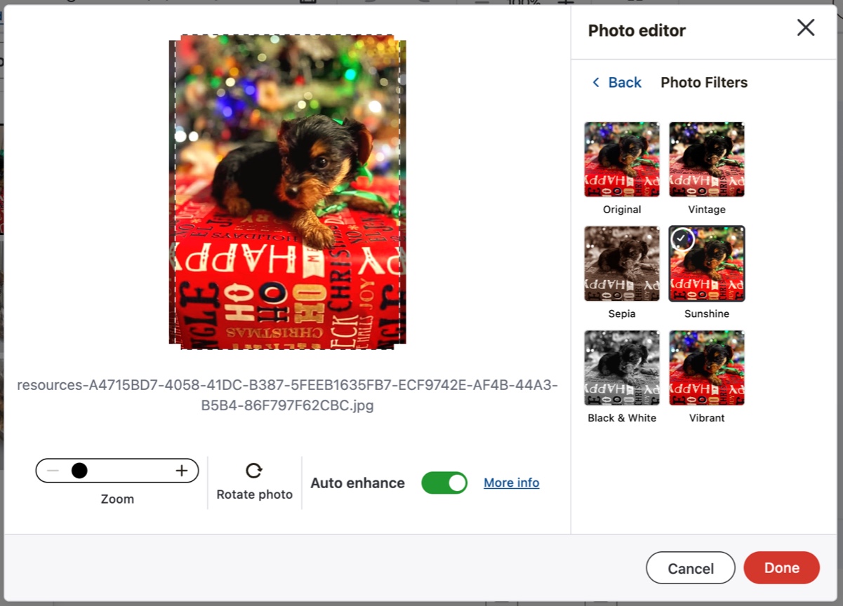 Photo Filter
