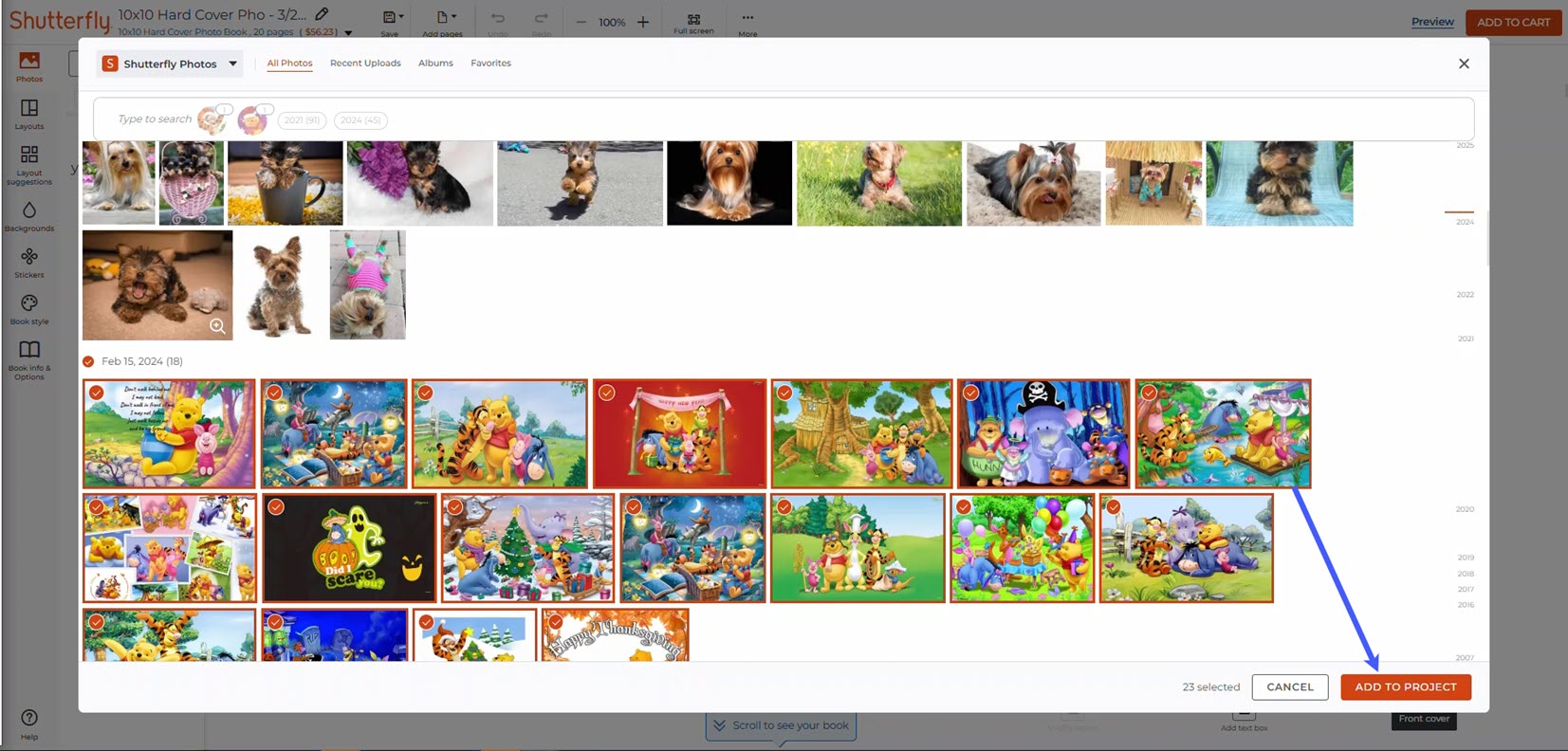 Add Photos to Project