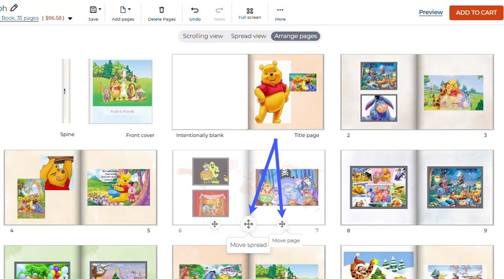 Move Page or Spread