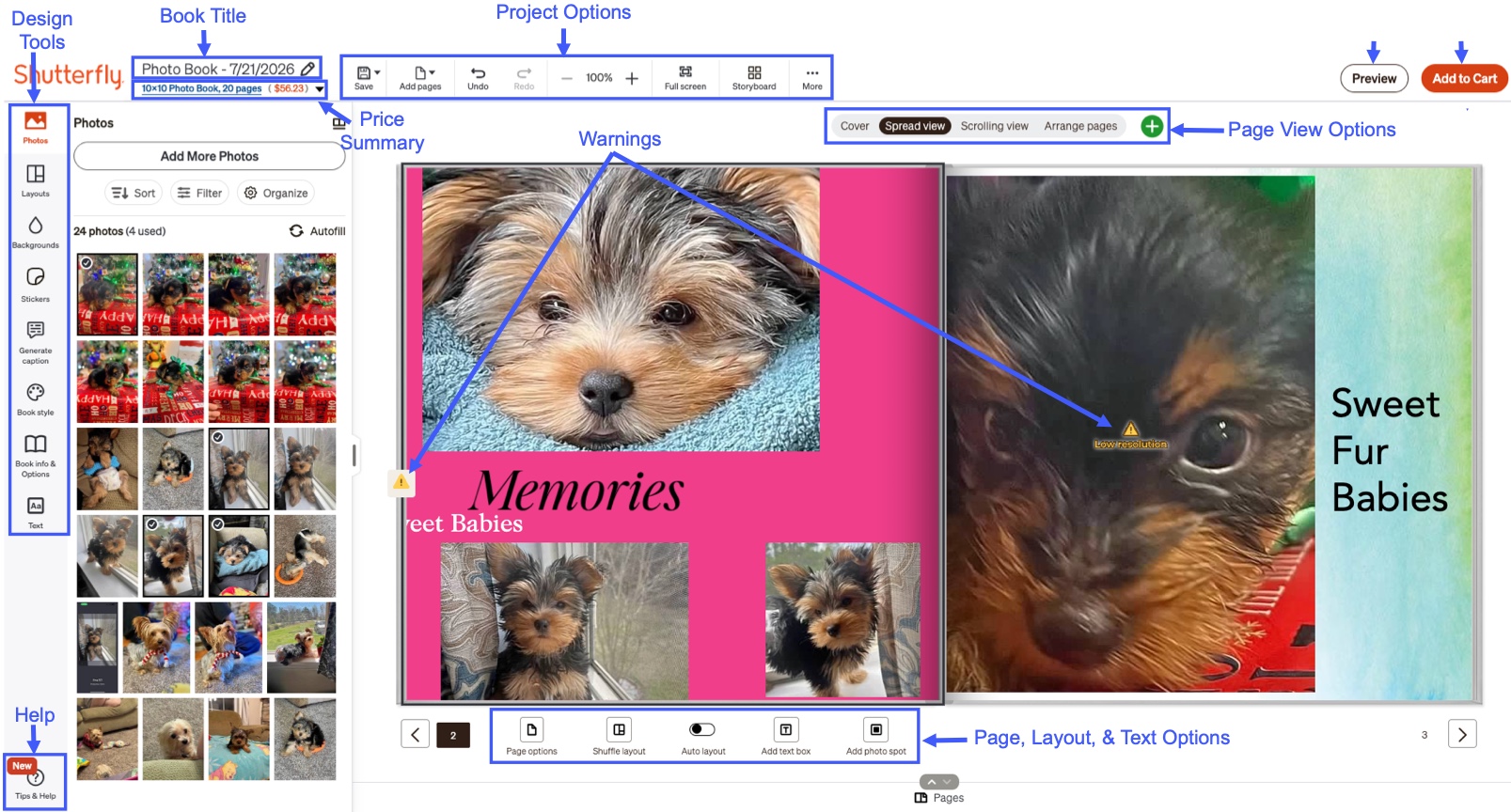 Photo Book Editor Overview