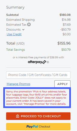 Different Product Promo