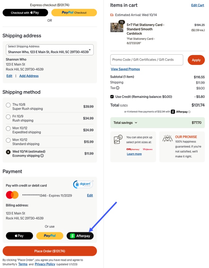 Click Afterpay