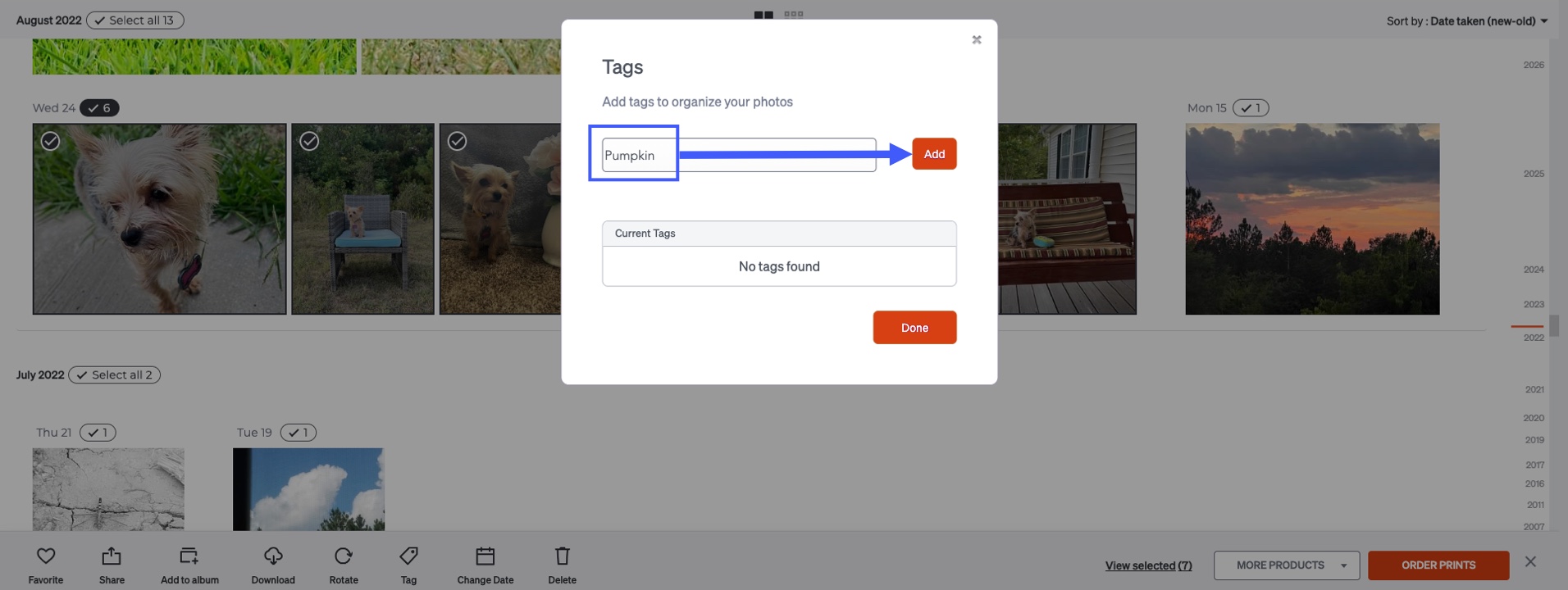 Click Add