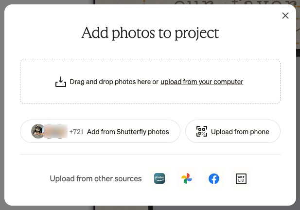 Add Photos to Project