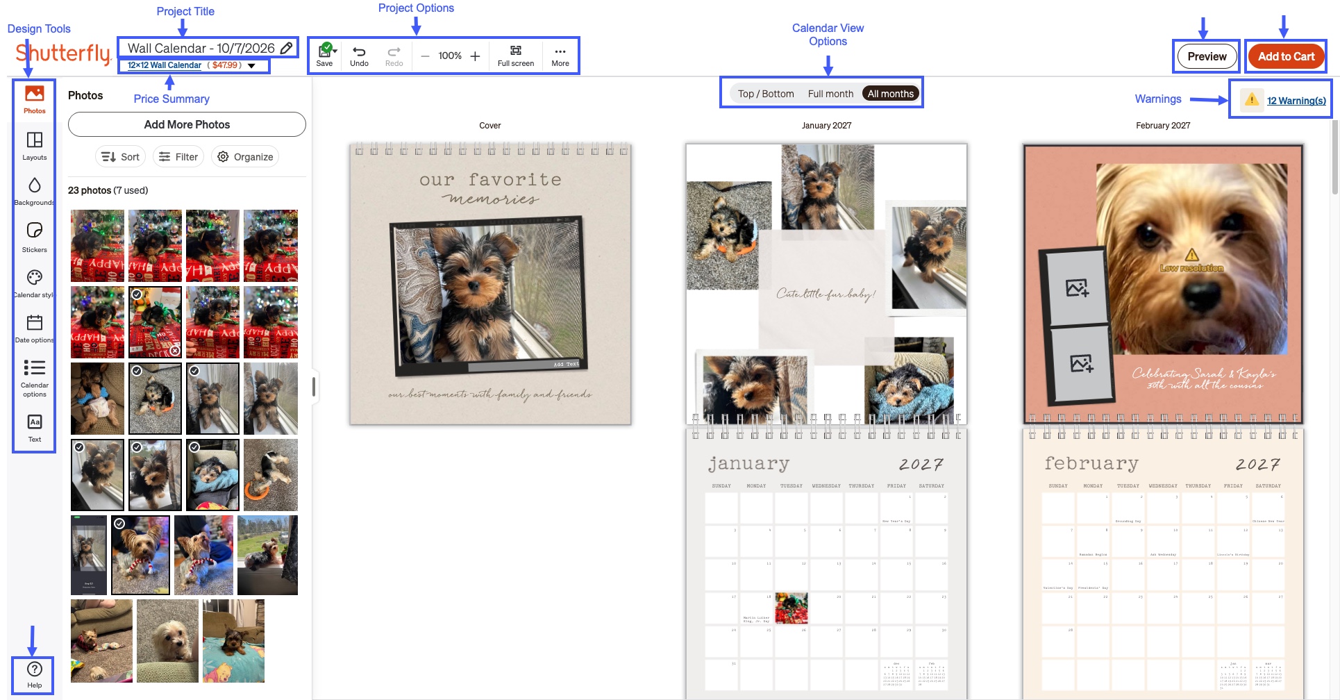 Calendar Editor Overview